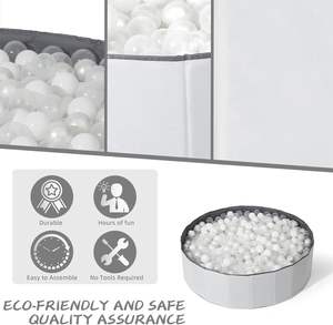 FOLDABLE&STURDY Toddlers Babies Dogs Cats Infant Children Ball Pit for Boys Girls Festival - Product Image 6