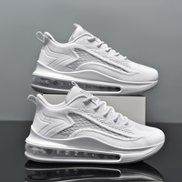 Vente en gros Zapatos nouvelle marque grande taille 48 volant tissé course coussin d'air chaussures de marche respirant personnalisé baskets chaussures hommes