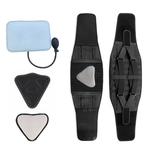 Alivio del dolor Espalda <span class=keywords><strong>Neopreno</strong></span> <span class=keywords><strong>Faja</strong></span> gris Tirar Banda elástica Cintura fuerte Brace Cinturón <span class=keywords><strong>de</strong></span> soporte lumbar - Product Image 5