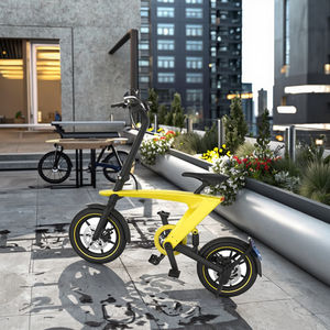 Mini vélo de ville électrique de 14 pouces de forme unique 400W moteur de moyeu arrière de puissance 36V 55KM de portée pour adultes petite famille de vélo <span class=keywords><strong>Nice</strong></span> Look - Product Image 6