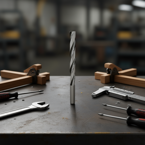 Forets hélicoïdaux cylindriques Fervi, longueur L, section de coupe I, forets centraux - Product Image 3