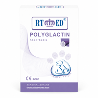 Suture chirurgicale absorbable PGA/PGLA en cassette pour usage vétérinaire – Fil d'acide polyglycolique pour la chirurgie animale