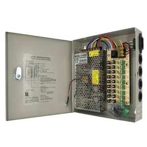 12v 10a power supply 120w 9ch cctv power box cctv power supply manufacturers