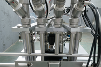 Machine de remplissage et de bouchage automatique à 4 têtes pour sirop et liquides oraux, conforme GMP, remplisseur de haute précision