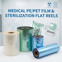 Film blister médical thermoscellable Easy Peel EN 868 CE MDR en CPP PET, qualité stérilisation EO Gamma, fournisseur d'usine, stérilisation vapeur EO