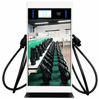 CCS GBT NACS DC EV-Ladegerät 180kW Mit Großem LED-Werbedisplay und CCS1-Anschluss für Einkaufszentren Parkplätze WrightCharge