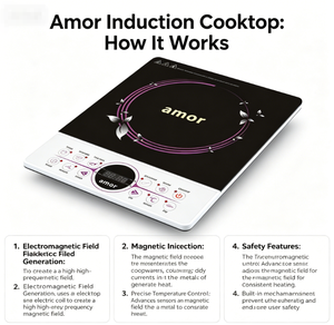 Placa de Inducción Portátil Ultrafina con Múltiples Modos de Cocción, Compacta y Energéticamente Eficiente para Cocinas Pequeñas - Product Image 3