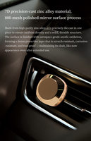 Diffuseur de parfum ultrasonique nano en alliage de luxe pour voiture, diffuseur d'huiles essentielles à clipser sur grille d'aération, vente en gros