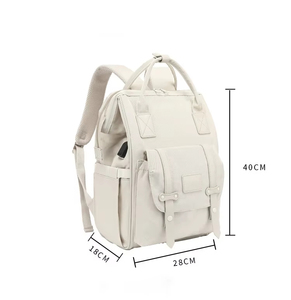 Многофункциональная летняя сумка унисекс для младенцев, модная сумка для подгузников с застежкой-молнией, подкладка из полиэстера - Product Image 6