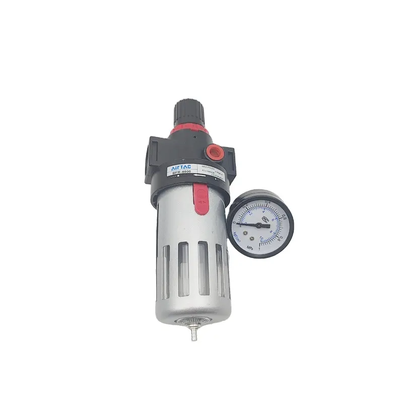 Pressão regulando filtro BFR4000 ar bomba pressão reduzindo válvula ar fonte ar compressor óleo água separador