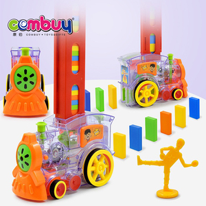 Transparent Intelligence Block Set Toy Electric <strong>Domino</strong> <strong>Train</strong> - Product Image 5