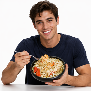 Soupe de nouilles tom <span class=keywords><strong>yum</strong></span> goong thaïlandaise instantanée OEM personnalisée, saveur crevettes et fruits de mer halal, surgelée, prête à consommer, fournisseur en gros - Product Image 5