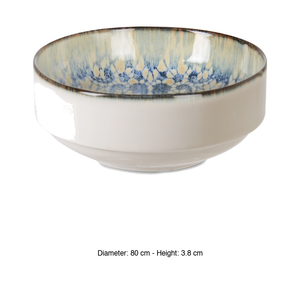 Bol empilable Bluet Ø 8 cm H 3,8 cm en porcelaine fine de qualité supérieure avec impression numérique Rinart - Product Image 3