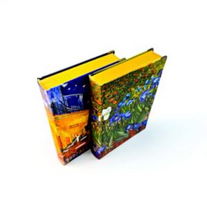 Van Gogh <b>Leather</b> Hardcover B5 Sketch <b>Book</b> Watercolor <b>Mark</b> Pen Gift Edition with Gold Edge Corner Thread Sewing - Product Image 1