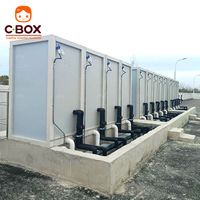 Cbox Installation rapide Salles de bains extérieures préfabriquées Salle de douche portable mobile Toilettes préfabriquées