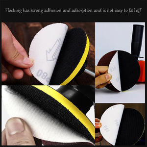 Papel de <span class=keywords><strong>Lija</strong></span> <span class=keywords><strong>Circular</strong></span> de Alúmina Roja de 5 Pulgadas con Gancho y Bucle <span class=keywords><strong>para</strong></span> Pulir Madera y Metal, <span class=keywords><strong>para</strong></span> Lijadora Orbital, Granos 40-2000 - Product Image 5