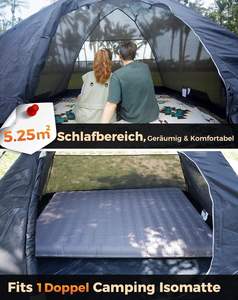 <span class=keywords><strong>Tente</strong></span> de randonnée spacieuse pour 4 personnes, <span class=keywords><strong>tente</strong></span> dôme imperméable PU3000mm, <span class=keywords><strong>tente</strong></span> de camping ultralégère pour les activités de plein air en 4 saisons - Product Image 3