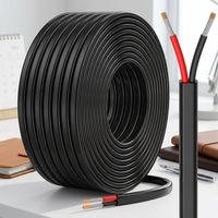 Cable de Altavoz de Cobre Estañado de Grado Marino 22 AWG de 2 Núcleos, Resistente al Agua y a los Rayos UV, con Revestimiento de PE para Sistemas de Audio en Barcos