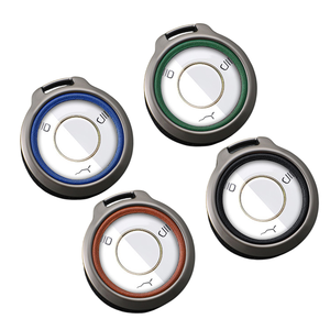 Porte-clés de voiture porte-clés en alliage de zinc avec couvercle en métal en cuir véritable porte-clés intelligent protecteur pour Neta V/U - Product Image 5