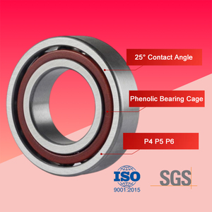 Roulement à broches 7005 P5 de précision, roulement 7005CYP5, roulement à billes à contact angulaire 7005C, 7005 P5 - Product Image 3