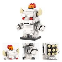 Bloques de Construcción MOOXI MOC7848, 245 Piezas, Mario Dry Bowser, Juguetes de Regalo DIY, Bajo MOQ, Educativos, Anime, Sets de Bloques de Construcción, Juguetes para Niños