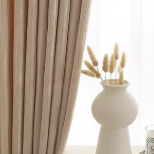 Mùa hè Anne của mạ vàng Pháp Kem phong cách phòng ngủ phòng khách dày tuyết Neil ánh sáng chặn rèm cửa cho nhà rèm cửa màu trắng - Product Image 2