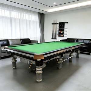 Mesa de Billar Profesional de Madera Maciza de Alta Calidad con Base de Pizarra de 4.5 cm de Grosor, Duradera, de Grado Torneo - Product Image 3