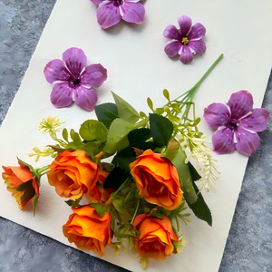 Bouquet <span class=keywords><strong>de</strong></span> roses artificielles faites à la main en gros – Fleurs réalistes longue durée pour mariage, fête des Mères, remise <span class=keywords><strong>de</strong></span> diplôme, décoration intérieure et événements festifs - Product Image 3