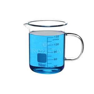 रोंगताई 10000 मिलीलीटर ग्लास बीकर चीन कारखाने 1101-2 250 मिली कम फॉर्म क्वार्ट्ज ग्लास बेकर। - Product Image 2