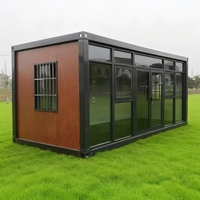 Maison conteneur de luxe 20ft 40ft, bureau modulaire, maison préfabriquée, boutique mobile, mini-maisons, ignifuge