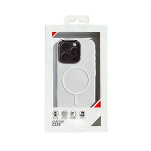 Simple Foldable Window <b>Box</b> For Magnetic Phone Case, Retail Digital Accessory <b>Packing</b> - Product Image 1