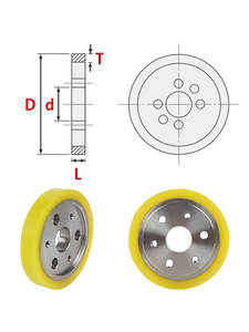 Roue de mesure de longueur de roulement à billes de différentes tailles avec périmètres de 200mm et 300mm - Product Image 4