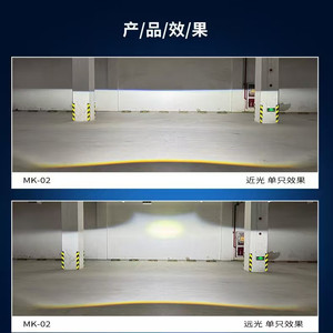 Projecteur LED matriciel haute puissance à 2 yeux de 1,5 pouce pour phare de voiture, lentille LED matricielle super lumineuse 8000lm - Product Image 5