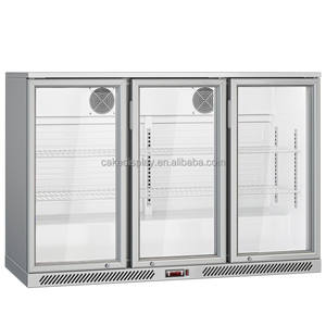 Acier inoxydable <span class=keywords><strong>3</strong></span> <span class=keywords><strong>Portes</strong></span> Bar Arrière Refroidisseur De Bière Sous Le Comptoir Bouteille Bière Réfrigérateur Réfrigérateur - Product Image 3