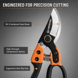 Sécateur <span class=keywords><strong>télescopique</strong></span> robuste à lames croisées, cisailles de taille professionnelles à manche extensible, <span class=keywords><strong>coupe</strong></span>-branches pour jardin, outils manuels - Product Image 4