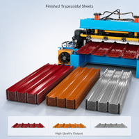 Machine de formage automatique de tôles trapézoïdales pour toiture en métal, vente chaude