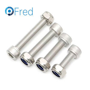 Écrous de blocage en nylon à insertion mince en acier inoxydable 5/16 "-18" - Product Image 2