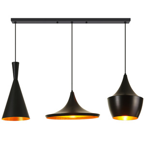 โคมไฟเพดานสไตล์นอร์ดิก Lightgor อลูมิเนียมสีดำขาว ไฟ LED โคมระย้าสำหรับบ้าน - Product Image 5