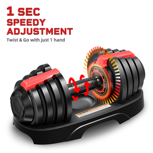 12.5 kg trọng lượng phòng tập thể dục thiết bị tập thể dục Fullset của hai điều chỉnh quả tạ đặt - Product Image 3