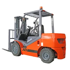 Cheap price 3 stage full free diesel forklift 6 ton with third valve pipe fourth