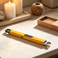 Briquet à arc sans flamme rechargeable par USB, allumage plasma coupe-vent, charge Type C, col flexible long, OEM et logo personnalisé disponibles