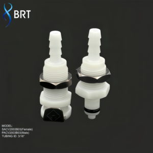 Raccord BRT femelle 1/8 1/4, coudé à cannelures pour tuyau, à déconnexion rapide et à valve, connecteur de tuyau, raccord de tuyauterie - Product Image 5