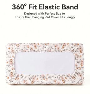 Couverture de table à langer en mousseline de coton ultra douce et respirante pour bébé - Product Image 4