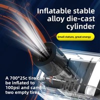 Pompe à air électrique ultra-légère sans fil pour vélo, mini gonfleur de pneus 75 mm avec écran LCD, prix usine