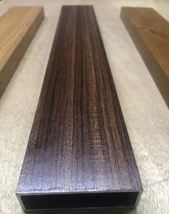 アルミ製直送中空長方形パイプスクエアボックス焼き6063 15mm木目装飾アルミチューブ建設用 - Product Image 1