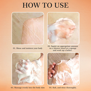 Biểu Tượng Tùy Chỉnh Chăm Sóc Cơ Thể Tẩy Da Chết Cải thiện Kết Cấu Da Làm Sạch Sâu Vitamin C Độ Ẩm Chà Rửa - Product Image 6