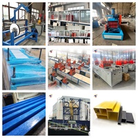 Ligne de production entièrement automatique de profilés en PRF par pultrusion, commande PLC, machine de pultrusion de PRF, moules personnalisés pour profilés en angle et en I