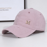 Nouvelle Arrivée Casquette de Baseball Ajustable pour Femme de Haute Qualité 6 Panneaux en PVC Fermeture à Boucle Métallique Quatre Saisons