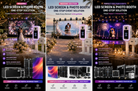 Cabine DJ LED pour événements de mariage, table DJ pliable portable, écran LED, étanche IP65, lisible en plein soleil, garantie 5 ans