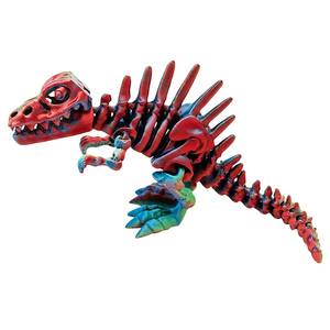 Figura articulada de esqueleto de Spinosaurus impresa en 3D con articulación flexible, decoración de escritorio, regalo para mayores de 7 años, fabricado en China, transfronterizo - Product Image 3